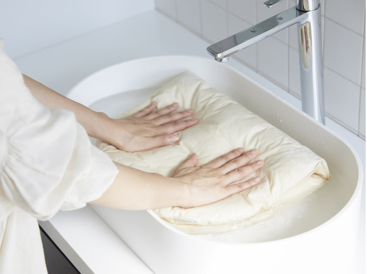 手洗いで繰り返し使えるからいつも清潔